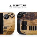 Light Knotted Woodgrain // Vinyl Skin Wrap for Steam Deck OLED & Steam Deck (LCD) — Soft Matte or Ultra Gloss