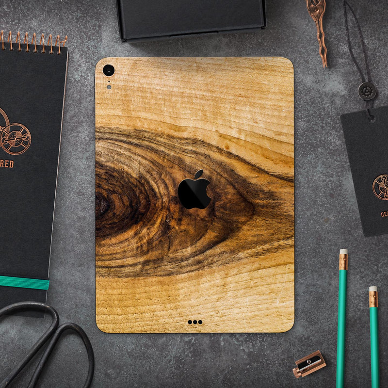 Light Knotted Woodgrain - Full Body Skin Decal for the Apple iPad Pro 12.9", 11", 10.5", 9.7", Air or Mini (All Models Available)