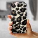 Light Leopard Fur iPhone 6/6s or 6/6s Plus 2-Piece Hybrid INK-Fuzed Case