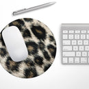 Light Leopard Fur// WaterProof Rubber Foam Backed Anti-Slip Mouse Pad for Home Work Office or Gaming Computer Desk