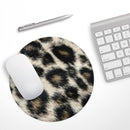 Light Leopard Fur// WaterProof Rubber Foam Backed Anti-Slip Mouse Pad for Home Work Office or Gaming Computer Desk