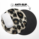 Light Leopard Fur// WaterProof Rubber Foam Backed Anti-Slip Mouse Pad for Home Work Office or Gaming Computer Desk