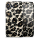 Light Leopard Fur  - Protective Skin Wrap & Decal – Compatible with iPhone SE to iPhone 17 Pro Max (All Models)