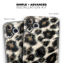 Light Leopard Fur  - Protective Skin Wrap & Decal – Compatible with iPhone SE to iPhone 17 Pro Max (All Models)