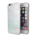Light Mixtured Textured Marble iPhone 6/6s or 6/6s Plus 2-Piece Hybrid INK-Fuzed Case