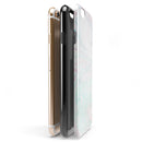 Light Mixtured Textured Marble iPhone 6/6s or 6/6s Plus 2-Piece Hybrid INK-Fuzed Case
