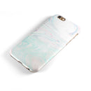 Light Mixtured Textured Marble iPhone 6/6s or 6/6s Plus 2-Piece Hybrid INK-Fuzed Case
