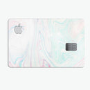 Light Mixtured Textured Marble - Premium Protective Decal Skin-Kit for the Apple Credit Card