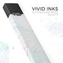 Light Mixtured Textured Marble - Premium Decal Protective Skin-Wrap Sticker compatible with the Juul Labs vaping device