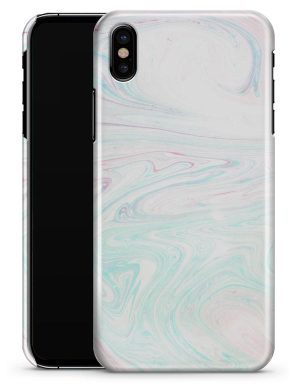 Light Mixtured Textured Marble - iPhone X Clipit Case