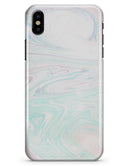 Light Mixtured Textured Marble - iPhone X Clipit Case