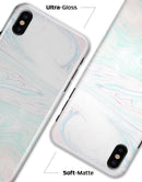 Light Mixtured Textured Marble - iPhone X Clipit Case