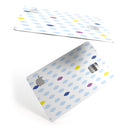 Light Multicolor Ascending Droplets - Premium Protective Decal Skin-Kit for the Apple Credit Card