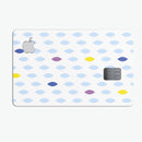 Light Multicolor Ascending Droplets - Premium Protective Decal Skin-Kit for the Apple Credit Card