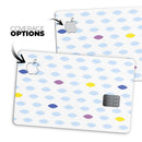 Light Multicolor Ascending Droplets - Premium Protective Decal Skin-Kit for the Apple Credit Card