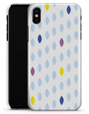 Light Multicolor Ascending Droplets - iPhone X Clipit Case