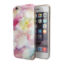 Light Pink 33 Absorbed Watercolor Texture iPhone 6/6s or 6/6s Plus 2-Piece Hybrid INK-Fuzed Case