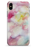 Light Pink 33 Absorbed Watercolor Texture - iPhone X Clipit Case