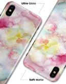 Light Pink 33 Absorbed Watercolor Texture - iPhone X Clipit Case
