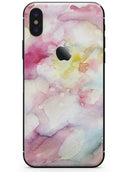 Light Pink 33 Absorbed Watercolor Texture - iPhone X Skin-Kit