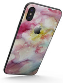 Light Pink 33 Absorbed Watercolor Texture - iPhone X Skin-Kit