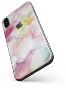 Light Pink 33 Absorbed Watercolor Texture - iPhone X Skin-Kit