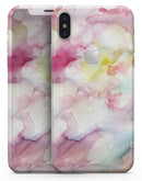Light Pink 33 Absorbed Watercolor Texture - iPhone X Skin-Kit