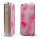 Light Pink 3 Absorbed Watercolor Texture iPhone 6/6s or 6/6s Plus 2-Piece Hybrid INK-Fuzed Case