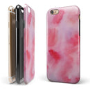 Light Pink 3 Absorbed Watercolor Texture iPhone 6/6s or 6/6s Plus 2-Piece Hybrid INK-Fuzed Case