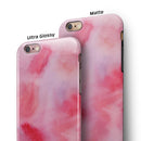 Light Pink 3 Absorbed Watercolor Texture iPhone 6/6s or 6/6s Plus 2-Piece Hybrid INK-Fuzed Case