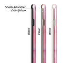 Light Pink 3 Absorbed Watercolor Texture iPhone 6/6s or 6/6s Plus 2-Piece Hybrid INK-Fuzed Case