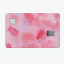 Light Pink 3 Absorbed Watercolor Texture - Premium Protective Decal Skin-Kit for the Apple Credit Card