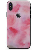 Light Pink 3 Absorbed Watercolor Texture - iPhone X Skin-Kit
