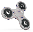 Light Pink Animated Flower Pattern Full-Body Fidget Spinner Skin-Kit
