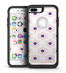 Light Pink Animated Flower Pattern - iPhone 7 or 7 Plus Commuter Case Skin Kit