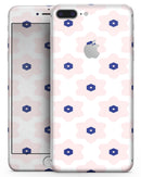 Light Pink Animated Flower Pattern - Skin-kit for the iPhone 8 or 8 Plus