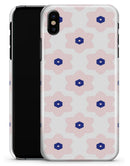Light Pink Animated Flower Pattern - iPhone X Clipit Case