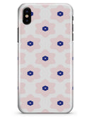 Light Pink Animated Flower Pattern - iPhone X Clipit Case