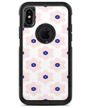 Light Pink Animated Flower Pattern - iPhone X OtterBox Case & Skin Kits