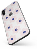 Light Pink Animated Flower Pattern - iPhone X Skin-Kit