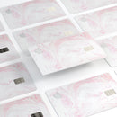 Light Pink Textured Marble - Premium Protective Decal Skin-Kit for the Apple Credit Card