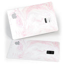 Light Pink Textured Marble - Premium Protective Decal Skin-Kit for the Apple Credit Card