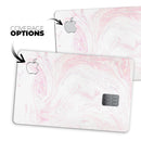 Light Pink Textured Marble - Premium Protective Decal Skin-Kit for the Apple Credit Card