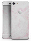 Light Pink Textured Marble - Skin-kit for the iPhone 8 or 8 Plus