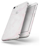 Light Pink Textured Marble - Skin-kit for the iPhone 8 or 8 Plus