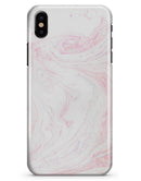 Light Pink Textured Marble - iPhone X Clipit Case
