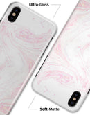 Light Pink Textured Marble - iPhone X Clipit Case