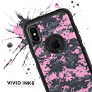 Light Pink and Gray Digital Camouflage - Skin Kit for the iPhone OtterBox Cases