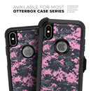 Light Pink and Gray Digital Camouflage - Skin Kit for the iPhone OtterBox Cases