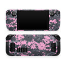 Light Pink and Gray Digital Camouflage // Vinyl Skin Wrap for Steam Deck OLED & Steam Deck (LCD) — Soft Matte or Ultra Gloss